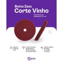 Ver imagem 2 de Boina de Corte Vinho 6" Zacs para Polimento Automotivo - Roto Orbital e Rotativa