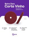 Ver imagem 2 de Boina de Corte Vinho 6" Zacs para Polimento Automotivo - Roto Orbital e Rotativa