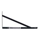 Ver imagem 2 de Kit 4X Suporte Mão Francesa para Prateleira de 25 cm Preto