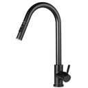 Ver imagem 1 de Torneira Gourmet Monocomando Misturador Preta Fosca 3 Jatos Extensivel Quente e Frio