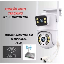 Câmera Ip Wi-fi Lentes Dupla Externa Prova D'água Infravermelho Hd 1080p - 5