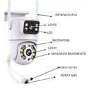 Ver imagem 4 de Câmera Ip Wi-fi Lentes Dupla Externa Prova D'água Infravermelho Hd 1080p