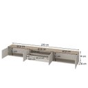 Ver imagem 4 de Rack Suspenso para TV até 85 Polegadas com 100% MDF 270cm Astro Yescasa