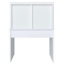 Ver imagem 7 de Mesa para Escritório Escrivaninha com Painel Home Office First Branco - Lyam Decor