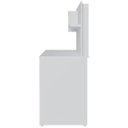 Ver imagem 6 de Mesa para Escritório Escrivaninha com Painel Home Office First Branco - Lyam Decor