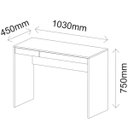 Ver imagem 7 de Mesa para Escritório Escrivaninha Home Office College Branco - Lyam Decor