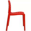 Ver imagem 5 de Kit 2 Cadeiras Decorativas Sala de Jantar Gruvyer Vermelho - Lyam Decor
