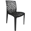 Ver imagem 5 de Kit 4 Cadeiras Decorativas Sala de Jantar Gruvyer Preto - Lyam Decor