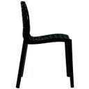 Ver imagem 4 de Kit 4 Cadeiras Decorativas Sala de Jantar Gruvyer Preto - Lyam Decor