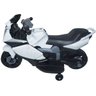 Mini Moto Elétrica Triciclo Criança Infantil Branca Bateria 6v Luz Som Importway Bw044 Bivolt - 3