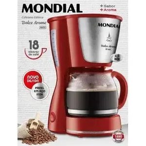 Cafeteira Mondial Dolce Arome 18X C-35-18X Vermelha - 220V