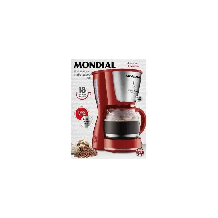 Cafeteira Mondial Dolce Arome 18X C-35-18X Vermelha - 220V