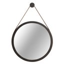 Ver imagem 2 de Espelho Decorativo Redondo 67cm com Alça Adnet B01 Escandinavo Preto - Lyam Decor