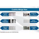 Ver imagem 4 de Cozinha Modulada Telasul Mirage New Kit Aço 6 Portas e 3 Gavetas 120cm Branco/preto-telasul