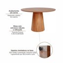 Ver imagem 7 de Conjunto Mesa com 4 Cadeiras de Madeira Maciça Rattan Natural e Estofada Daren Espresso Móveis