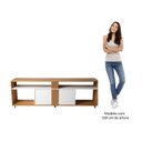 Ver imagem 6 de Rack para TV até 60 Polegadas Serena 100% MDF 2 Portas Ripado