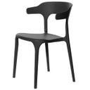 Ver imagem 4 de Kit 2 Cadeiras Decorativas Sala de Jantar Viena Preto - Lyam Decor