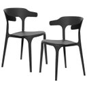 Ver imagem 1 de Kit 2 Cadeiras Decorativas Sala de Jantar Viena Preto - Lyam Decor