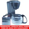 Cafeteira Elétrica 110V 10 Xícaras Café Homestar Nova com Colher Dosadoura HS-700 Preta - 2