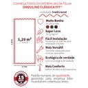 Ver imagem 4 de Telha Ecologica Classica Fit Vermelha 3mm 2,00x0,75m Onduline - Unico