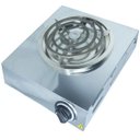Ver imagem 5 de Fogão Elétrico Profissional Portátil Mesa 1 Boca 220Mm 1500W Esmeralda Inox Resistência Cotherm - 11