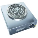 Ver imagem 6 de Fogão Elétrico Profissional Portátil Mesa 1 Boca 220Mm 1500W Esmeralda Inox Resistência Cotherm - 11