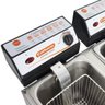 Fritadeira Elétrica com Óleo 4 Litros 2 Cubas Industrial Profissional 220V Cotherm 2400W Inox - 3