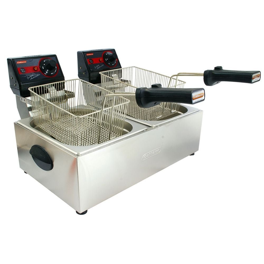 Fritadeira Frita Fácil Com 2 Cubas 5 Litros Inox 127V Cotherm - 3