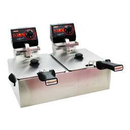 Fritadeira Frita Fácil Com 2 Cubas 5 Litros Inox 127V Cotherm - 1