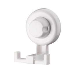 Gancho Branco Duplo de Parede Multiuso a Vácuo com Ventosa - 1