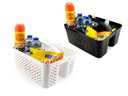 Ver imagem 1 de Kit 2 Cesto Organizador Transporta Tudo C/ Alça Plástico Nitron P/ Produtos de Limpeza e Ferramentas