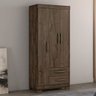 Guarda-Roupa Nt 5000 3 Portas e 2 Gavetas Notável - Café - 1