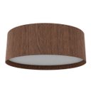 Ver imagem 1 de Plafon Madeira Redondo 50cm - 5 Luzes E27 - Imbuia