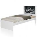 Ver imagem 1 de Cama Solteiro Carro Sport Chumbo com Colchão