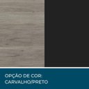 Ver imagem 3 de Painel TV até 60 Polegadas Nt 1015 Notável com 2 Portas - Carvalho/Preto