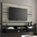 Ver imagem 6 de Painel TV até 60 Polegadas Nt 1015 Notável com 2 Portas - Carvalho/Preto
