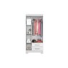 Guarda-Roupa Nt 5000 3 Portas e 2 Gavetas Notável - Rústico - 2