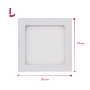 Ver imagem 3 de Painel Led de Sobrepor Quadrado 17x17cm 12W Branco - Brilia 438329