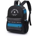 Ver imagem 3 de Mochila de Costas Executiva Cinza e Azul - Hang Loose