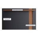 Ver imagem 5 de Painel para Tv até 70 Polegadas com 1 Prateleira 1.637.a0 Leme Colibri