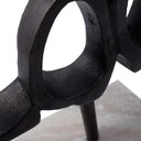 Ver imagem 5 de Escultura Love Cobre com Base de Mármore 20x18x10 Cm