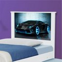Ver imagem 4 de Bicama Solteiro Carro Raio Azul