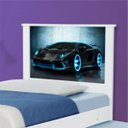 Ver imagem 4 de Bicama Solteiro Carro Raio Azul com Colchões