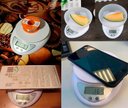 Ver imagem 7 de Balança De Cozinha Alimentos Digital De Precisão 1g Até 5kg Visor LCD C/ Copo Medidor Graduado p/ Li