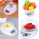 Ver mais imagens de Balança De Cozinha Alimentos Digital De Precisão 1g Até 5kg Visor LCD C/ Copo Medidor Graduado p/ Li