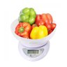 Balança De Cozinha Alimentos Digital De Precisão 1g Até 5kg Visor LCD C/ Copo Medidor Graduado p/ Li - 10