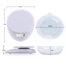 Balança De Cozinha Alimentos Digital De Precisão 1g Até 5kg Visor LCD C/ Copo Medidor Graduado p/ Li - 2