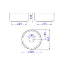 Ver imagem 5 de Cuba de Apoio Deca 30x30 L.12030.17 Redonda Branca