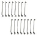Ver imagem 1 de Alça de Apoio Barra Inox Kit 18 Unidades 70cm Inox Deficiente Idoso Suporte Parede Corrimao Seguranç