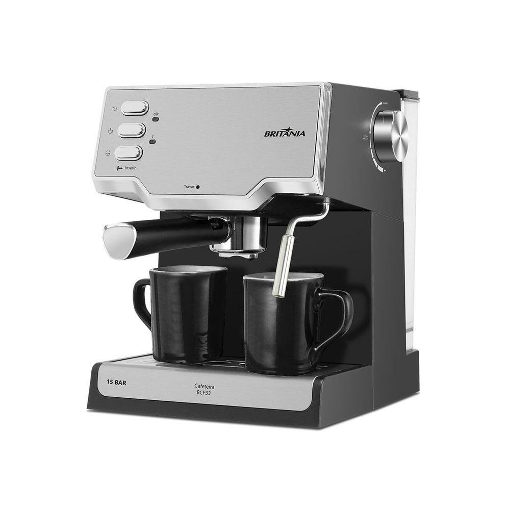 Cafeteira Espresso Britânia Bcf33 15 Bar 1,6l 850w 127v - 2